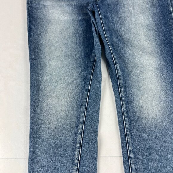 Judy Blue Jeans Women's 29x26* Skinny High Rise Crop Blue Faded Denim Tag 30 - Picture 5 of 16